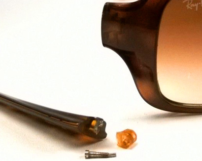 Fixing Broken Ray Ban Eyeglasses and Sunglasses Repairs